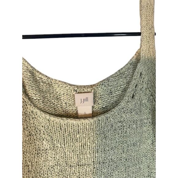 J. Jill Yellow Cotton Blend Sleeveless Scoop Neck Knit Tank Top Women Sz S - Picture 4 of 6